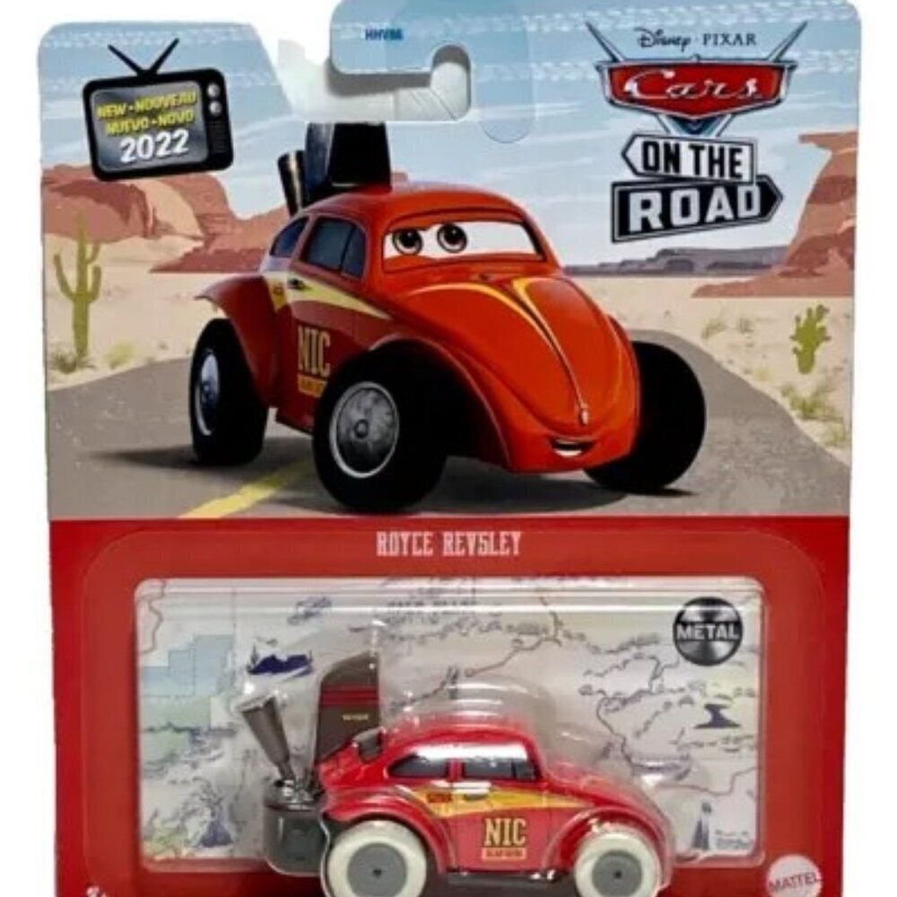 Royce Revsley Disney Pixar Cars On The Road Metal Series White Tires‎ NIP 2022